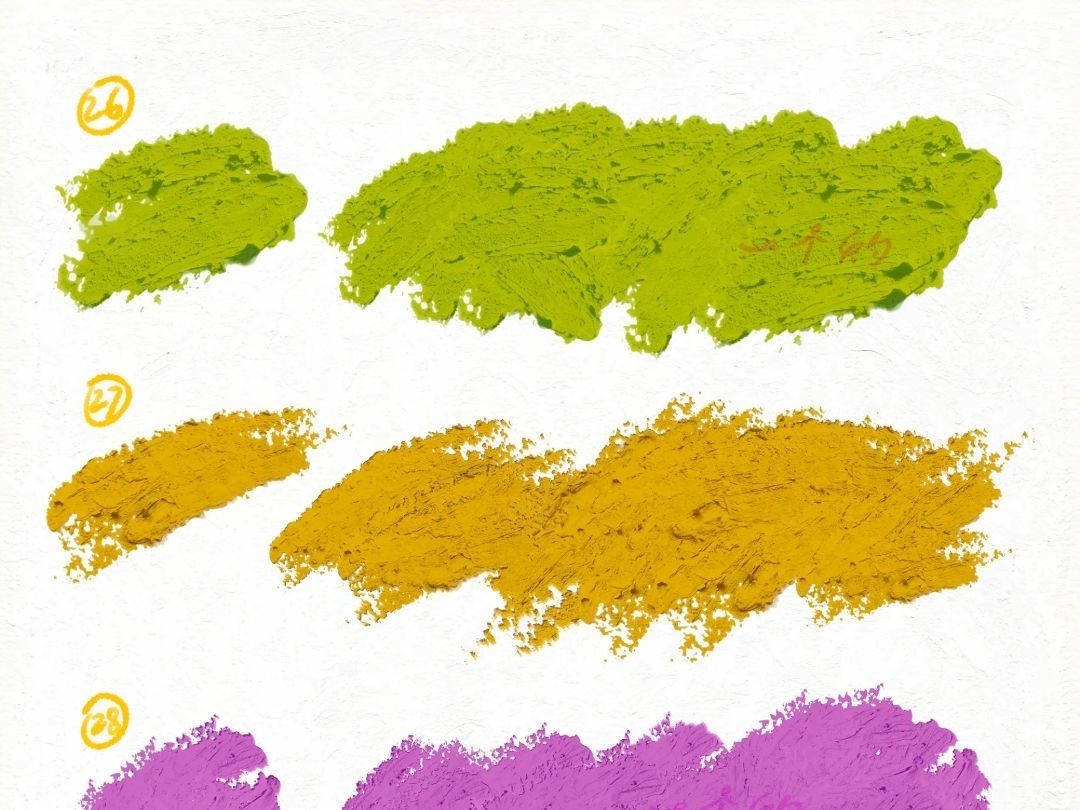 30+超写实油画棒Procreate笔刷